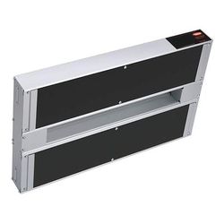 Hatco GRAIH-60D6 240 60" High Watts Infrablack Strip Warmer - Double Rod, Remote Control Required, 240v/1ph, Silver (Cord & Plug Not Included)