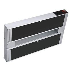 Hatco GRAIH-66D3 240 66" High Watts Infrablack Strip Warmer - Double Rod, Remote Control Required, 240v/1ph, Silver (Cord & Plug Not Included)