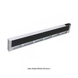 Hatco GRAIHL-48 Glo-Ray 48" High Watts Infrablack Strip Warmer - Single Rod, Remote Control Required, 120v, Silver