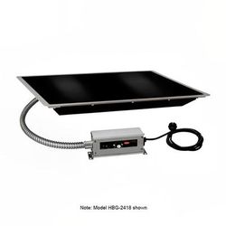 Hatco HBG-3618 36"W Countertop Warming Shelf w/ 2 Warmer(s), Thermostatic Controls, Black, 120 V