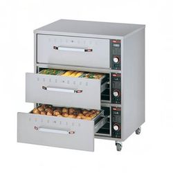 Hatco HDW-3 240 29.5" Freestanding Warming Drawer w/ (3) 21.5" Compartments, 240v, Stainless Steel