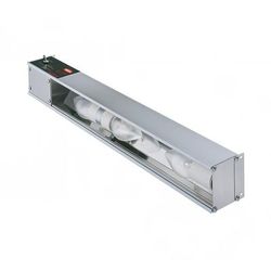 Hatco HL-24 24" Strip Display Light - Built In Toggle Control, 120v, Silver