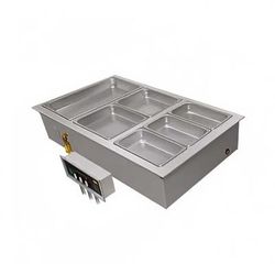 Hatco HWBI-2DA 2081 Drop-In Hot Food Well w/ 2 Full Size Pan Capacity, 208v/1ph, Stainless Steel