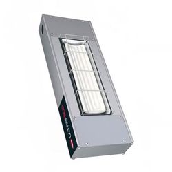 Hatco UGA-18 240 18" Standard Watt Ceramic Strip Warmer - Single Tile, Built In Toggle Control, 240v/1ph, Silver