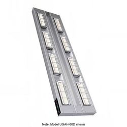 Hatco UGAH-30D3 208 30" High Watt Ceramic Strip Warmer - Double Tile, Remote Toggle Control, 208v/1ph, Silver
