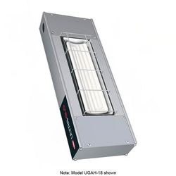 Hatco UGAH-54 240 54" High Watt Ceramic Strip Warmer - Single Tile, Built In Toggle Control, 240v/1ph, Silver
