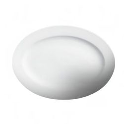 Cameo China 210-103 10-1/4" x 8-1/2" Oval Imperial Plate - Ceramic, White