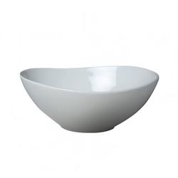 Cameo China 710-G75 28 oz Egg Shaped Ovation Bowl - Ceramic, White