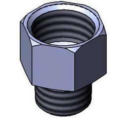 T&S 006112-25 Adapter, 3/4" NPT Female x 1/2" NPT Male