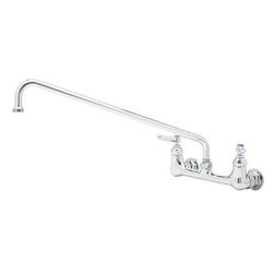 T&S B-0230-CR Splash Mount Mixing Faucet w/ 18" Swing Nozzle