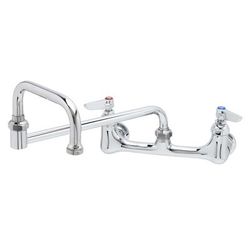 T&S B-0265-BST Splash Mount Faucet w/ 18" Double Jointed Swing Nozzle