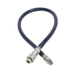 T&S HW-4C-48VB 48" Water Connector Hose w/ Quick Disconnect - Stainless Steel, 1/2" NPT