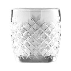 Anchor Hocking 13398FS 10 oz Cross Hatch Rocks Glass, 12/Case, Clear