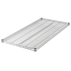 Winco VC-2448 Chrome Wire Shelf - 48"W x 24"D, Silver