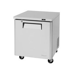 Turbo Air MUR-28-N 27 1/2" W Undercounter Refigerator w/ (1) Section & (1) Door, 115v, 6.8 Cubic Feet, Silver