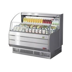 Turbo Air TOM-50SS-N 50 3/4" Horizontal Open Air Cooler w/ 3 Levels, 115v, Silver