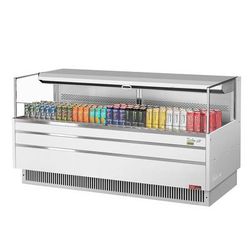 Turbo Air TOM-72L-UF-W-1S-N 70 3/4" Horizontal Open Air Cooler w/ 1 Level, 220v/1ph, White