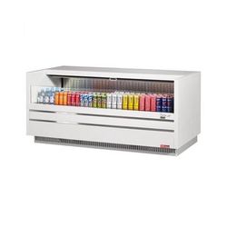Turbo Air TOM-72UC-W-N 72 1/4" Drop In Open Air Cooler w/ 1 Level, 115v, Low Profile, 10.4 cu. ft. Capacity, White