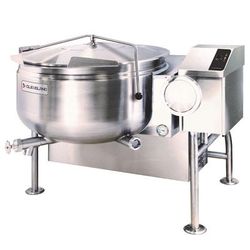 Cleveland KGL40TSH Short Series 40 gal Steam Kettle - Manual Tilt, Full Jacket, Liquid Propane, Tilting, LP, Stainless Steel, Gas Type: LP