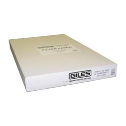 Giles Rectangular Fryer Filter Paper - 8 9/32" x 21 7/8", 65871, Pack of 100