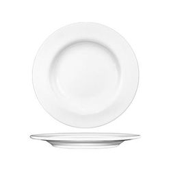ITI BL-16 10 1/4" Round Bristol Plate - Porcelain, Bright White