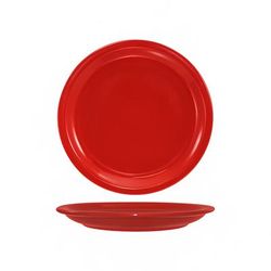 ITI CAN-6-CR 6 1/2" Round Cancun Plate - Ceramic, Crimson Red
