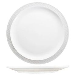 ITI DRN-22 8 3/8" Round Dresden Plate - Porcelain, Bright White