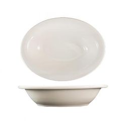 ITI VA-201 44 oz. Oval, Valencia Baker - Ceramic, American White