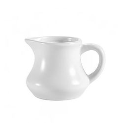 CAC PC4 4 oz Accessories Creamer - Porcelain, Super White