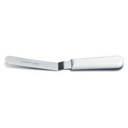 Dexter Russell S284-5B SANI-SAFE 5" Spatula w/ Polypropylene White Handle, Stainless Steel