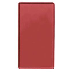 Cambro 1222D221 Rectangular Dietary Tray - For Patient Feeding, 12" x 22", Ever Red