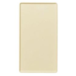 Cambro 1222D537 Rectangular Dietary Tray - For Patient Feeding, 12" x 22", Cameo Yellow