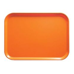 Cambro 2025222 Fiberglass Camtray Cafeteria Tray - 25 1/2"L x 20 3/4"W, Orange Pizzaz, Orange Pizzazz