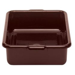 Cambro 21155CBR131 Cambox Bus Box - 15 1/4" x 20 1/4" x 4 15/16", Dark Brown