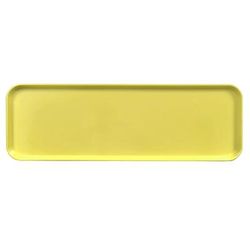 Cambro 826MT145 Rectangular Market Display Tray - 8 1/4" x 25 1/2" x 3/4", Yellow, Fiberglass