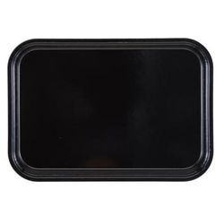 Cambro 913MT110 Rectangular Market Display Tray - 9" x 12 3/4" x 1", Black