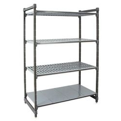 Cambro CBU186084VS4580 Camshelving Basics Vented/Solid Shelving Unit - 4 Shelves, 60"L x 18"W x 84"H