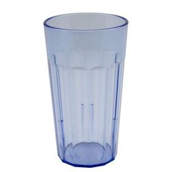 Cambro NT12401 12 3/5 oz Slate Blue Fluted Plastic Tumbler, 12.6 Ounce