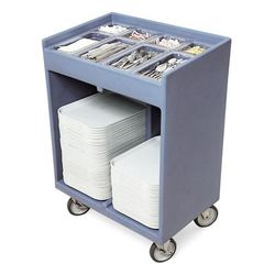 Cambro TC1418401 Tray & Silver Cart - Pans/Cover, Slate Blue