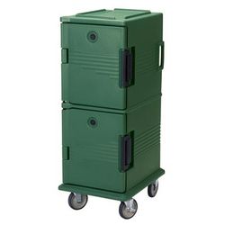 Cambro UPC800SP519 Ultra Camcart Insulated Food Carrier w/ 12 Pan Capacity, Green, Security Package