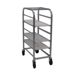 Channel 523SP 15 1/4"W 6 Platter Pan Rack w/ 6" Bottom Load Slides, Stainless Steel