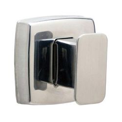 Bobrick B7671 Classic Series Single Robe Hook, Polished Stainless Steel, Surface Mounted, Stainless Steel