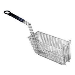 Pitco P6072185 Fryer Basket w/ Uncoated Handle & Front Hook, 17 1/4" x 5 1/2" x 5 3/4"