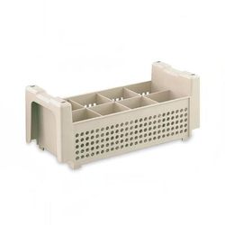 Vollrath 1371 Flatware Basket - 8 Compartment, 16 7/8x8 1/8x5 7/8", Beige