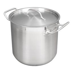 Vollrath 3501 8 qt Optio Stainless Steel Stock Pot w/ Cover - Induction Ready