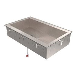 Vollrath 36454 82" Drop-In Cold Well w/ (6) Pan Capacity, Ice Cooled, Stainless Steel