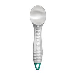 Vollrath 47276 2 1/2 oz Ice Cream Scoop - Size 16, Aluminum, Green