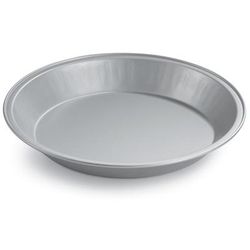 Vollrath 51045 10" Pie Pan - Aluminum, Anodized Aluminum, Angled Sides, Gray, Pack of 6