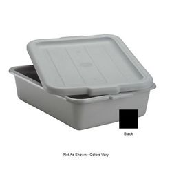 Vollrath 52420 Signature Bus Box Lid - 20" x 15" for Signature & Traex 5" & 7", Black