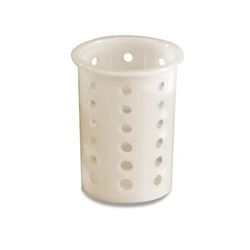 Vollrath 52642 Flatware Cylinder - 5 5/8" White Nylon, 1 Dozen